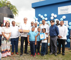 INABIE y la FAO inauguran cocinas, huertos escolares y sistemas de agua en Monte Plata