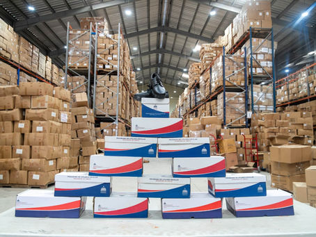 El INABIE amplía distribución de útiles escolares hacia el Norte del país