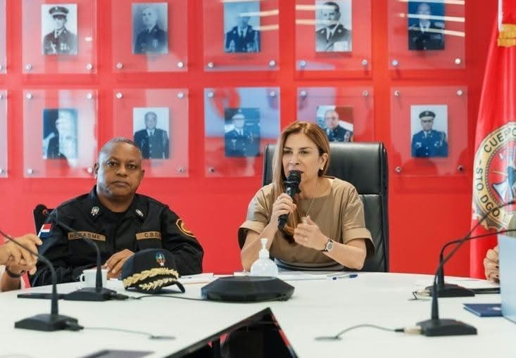 Carolina Mejía durante una reunión del Comité de Prevención