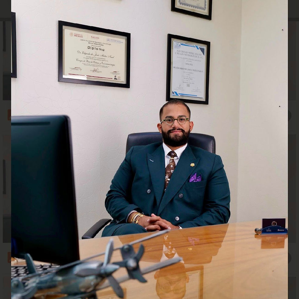 El Dr. Edgardo Mateo, neurocirujano, regresa para poner su formación al servicio de su gente
