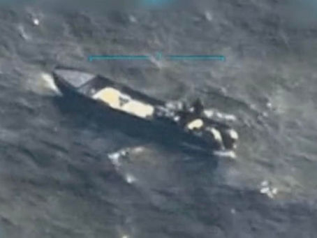 EE UU mata a tres tripulantes de una lancha de «narcoterroristas de Venezuela»