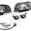 Miniatura: Set de faros delanteros look facelift con direccionales blancos con xenon