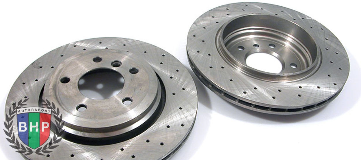 Set de discos de freno posteriores 320x22MM ventilados perforados