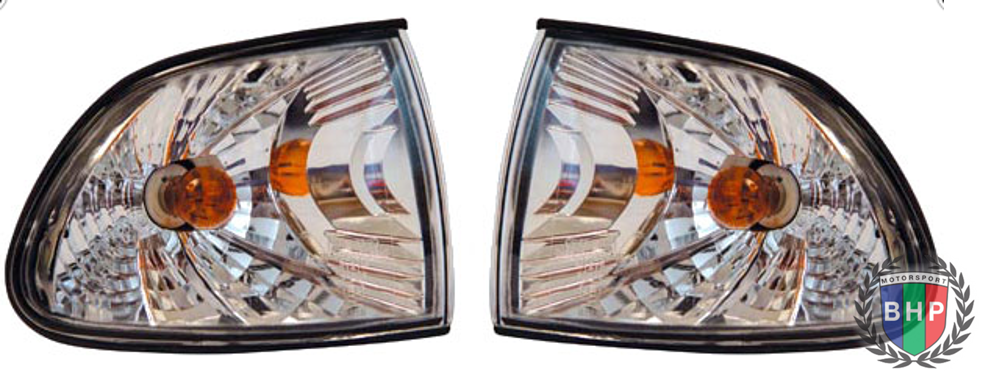 Set de direccionales delanteros claros cromados