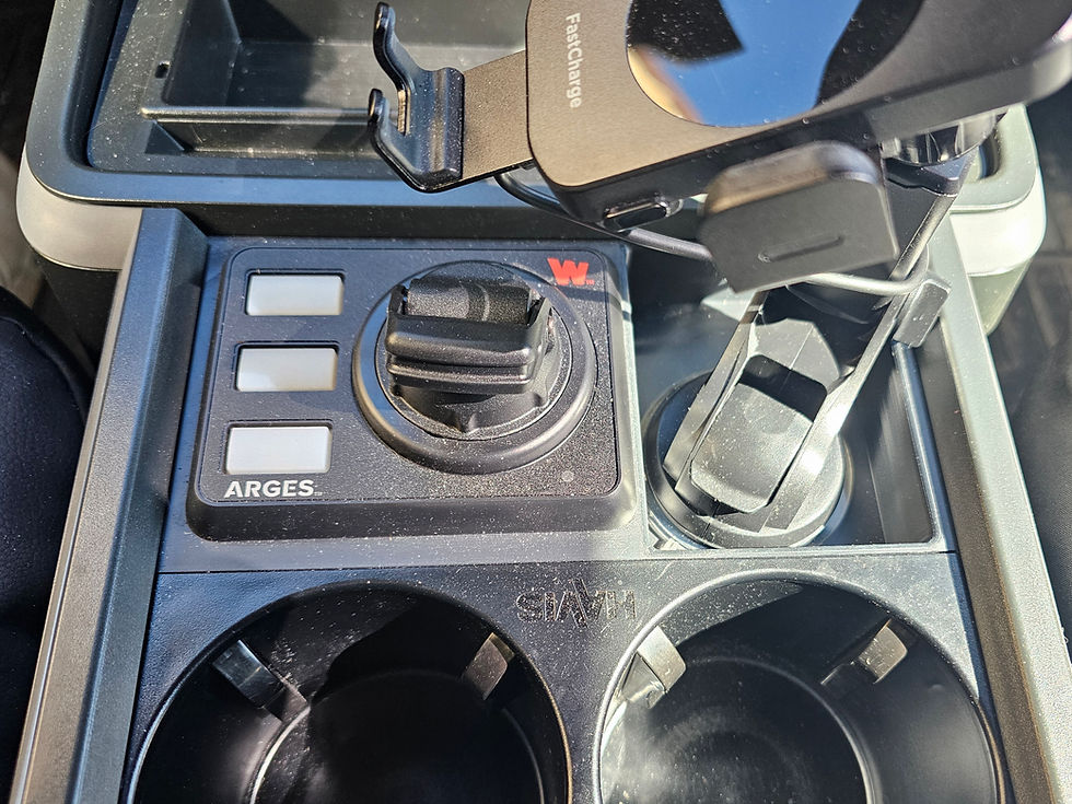 Thumbnail: Havis Console Whelen Arges Control Head Mounting Bracket