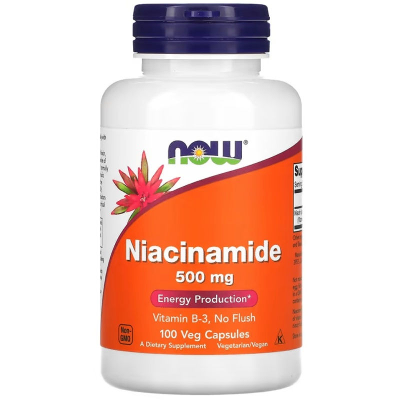 NOW FOODS Niacinamide(B3/No Flush) 500mg - 100 caps