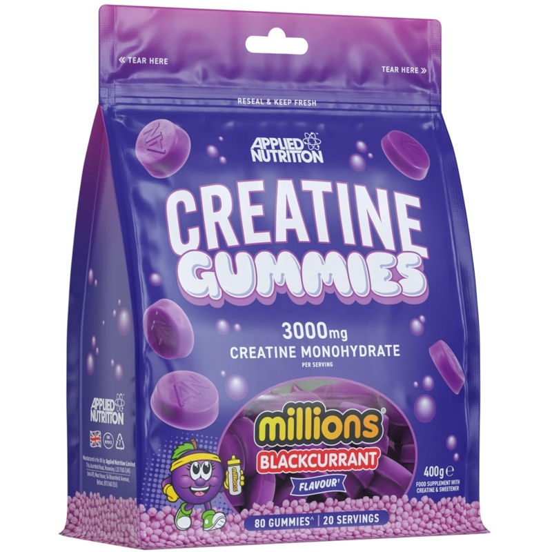 Miniaturebillede: Applied Nutrition Creatine Gummies 80 gummies Cola Blast