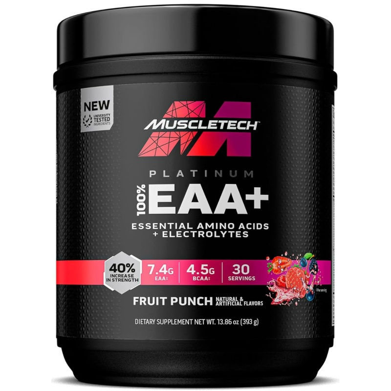 MUSCLETECH Platinum 100% EAA+ 30servings (400g) Grape