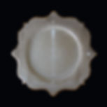 Rococo salad plate - dune
