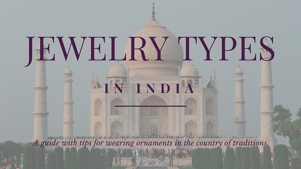Jewelry types in India