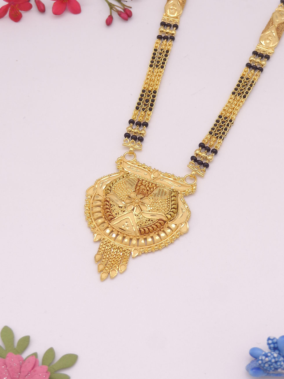 Gold Mangalsutra necklace