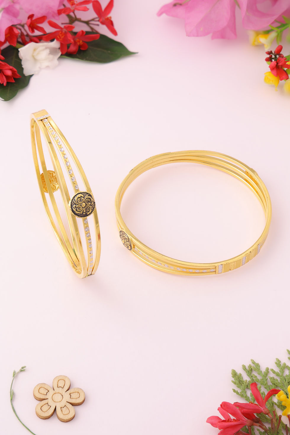 Thumbnail: 1 Gram Bangles - 2Pc - 2.8