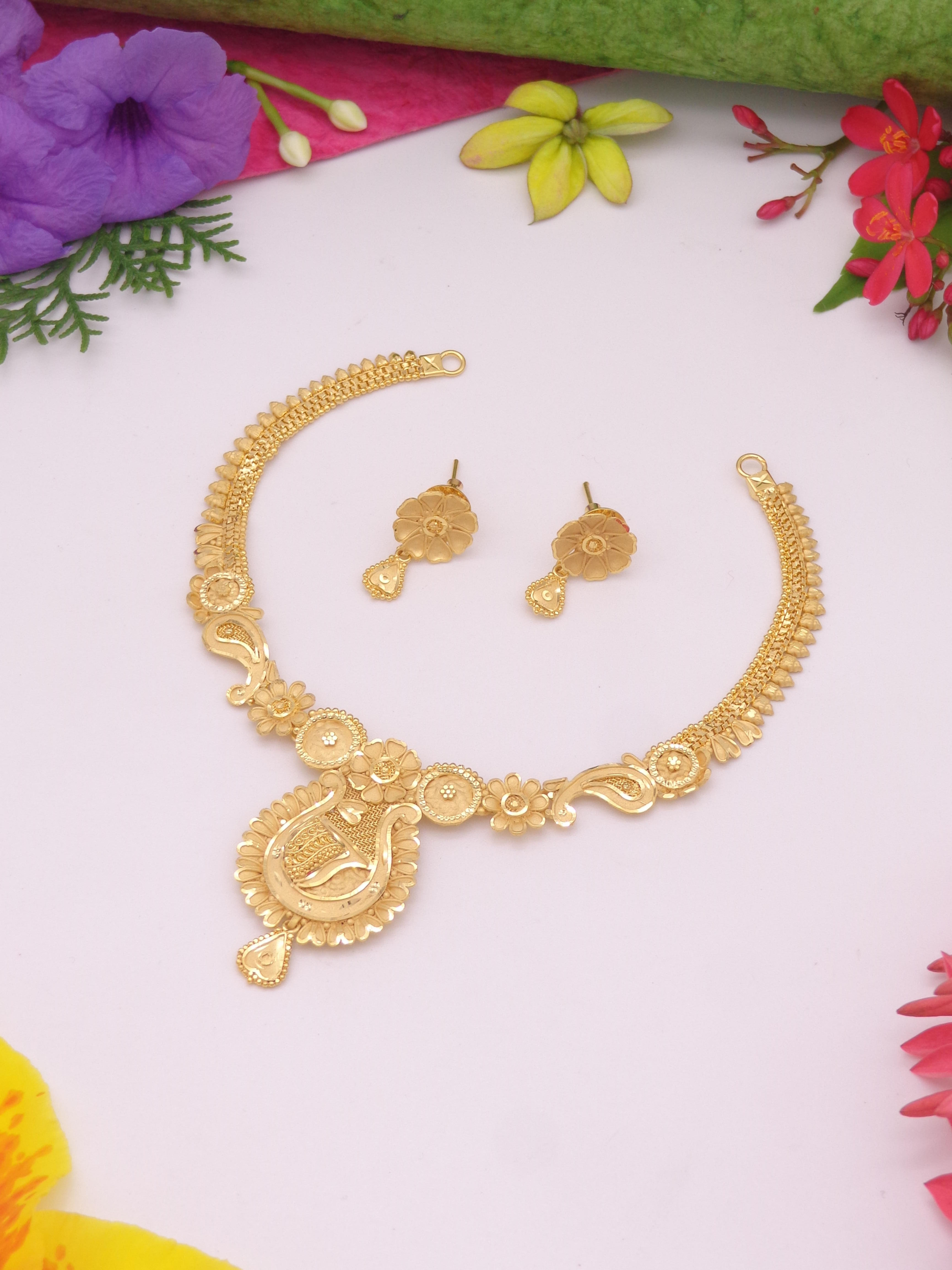 1 Gm Necklace Set - Delicate