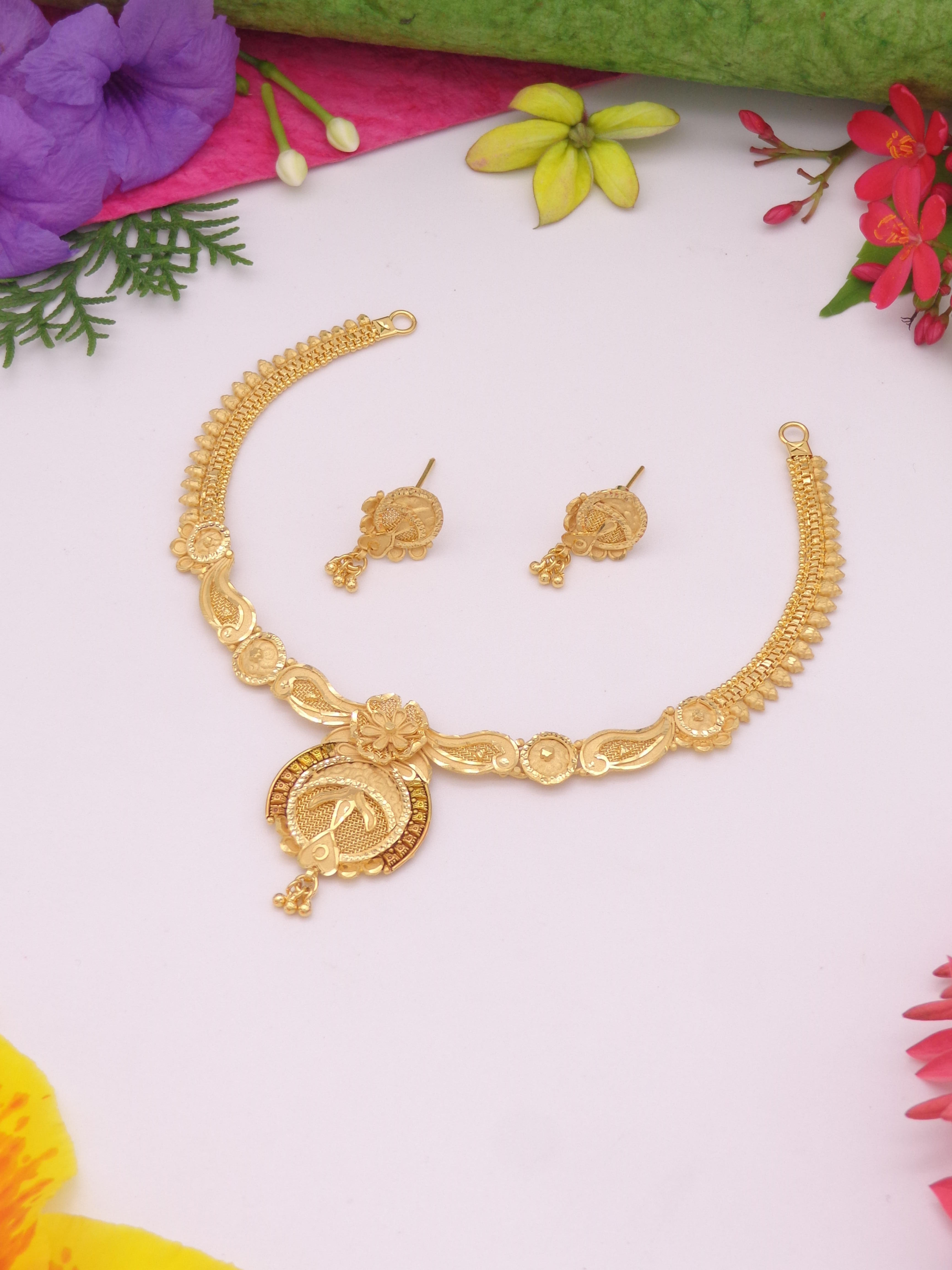 1 Gm Necklace Set - Delicate