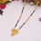 Thumbnail: Delicate gold Mangalsutra necklace