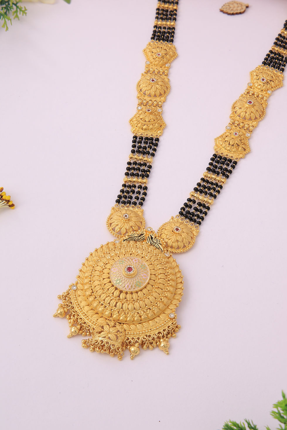 Thumbnail: 1 Gram Mangalsutra 4-5 Line