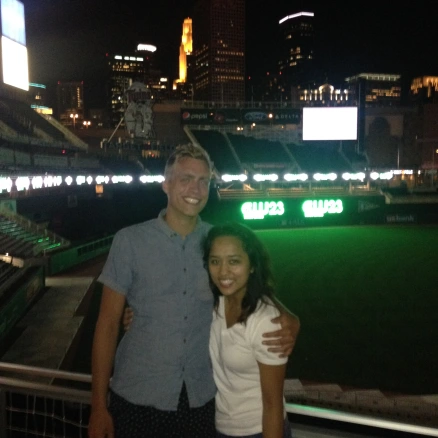 brad and me at a cold war kids concert