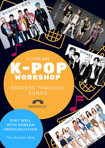 K pop singing lesson