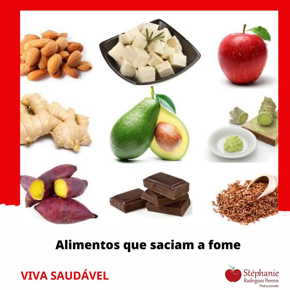 Alimentos que ajudam a saciar a fome