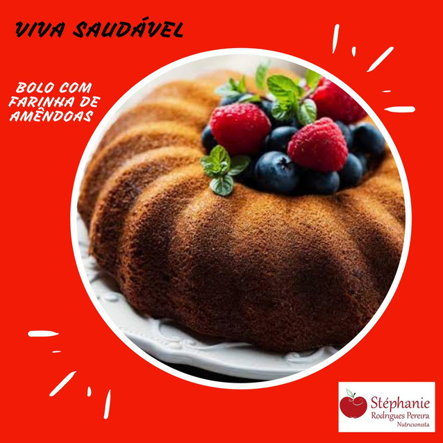 Bolo de Farinha de Amêndoas