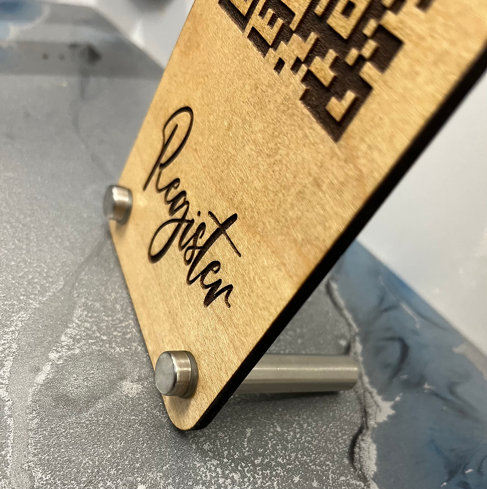 Thumbnail: Wooden Engraved QR Code