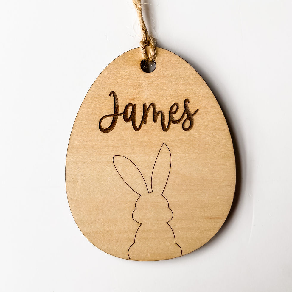 Thumbnail: Personalised Engraved Easter Tags