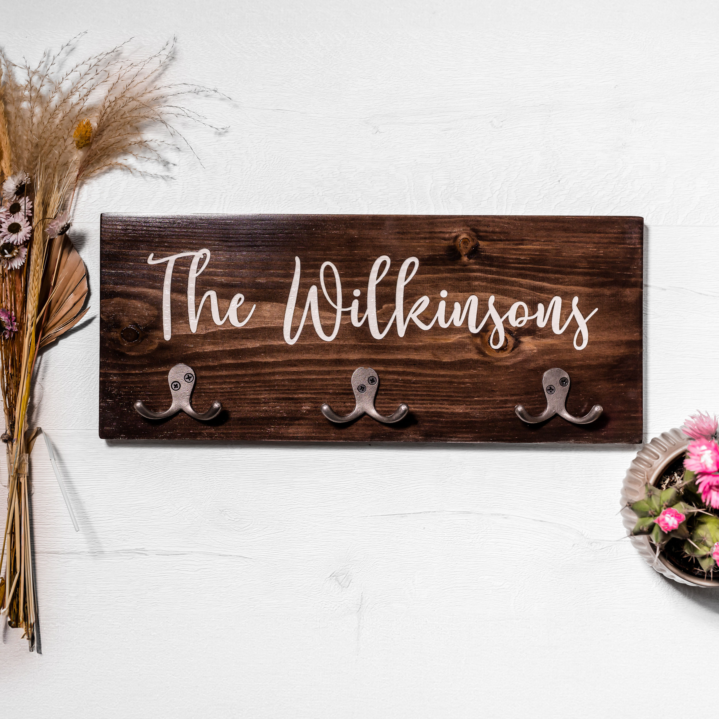 Personalised Family Coat Hook