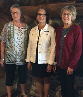 New Officers of Past Regents Group - President Brenda Anderson, Vice Pres.Leanne Payne, Sec/Treas. C
