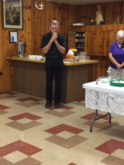 Fr. Jim Friedrich shared inspiration
