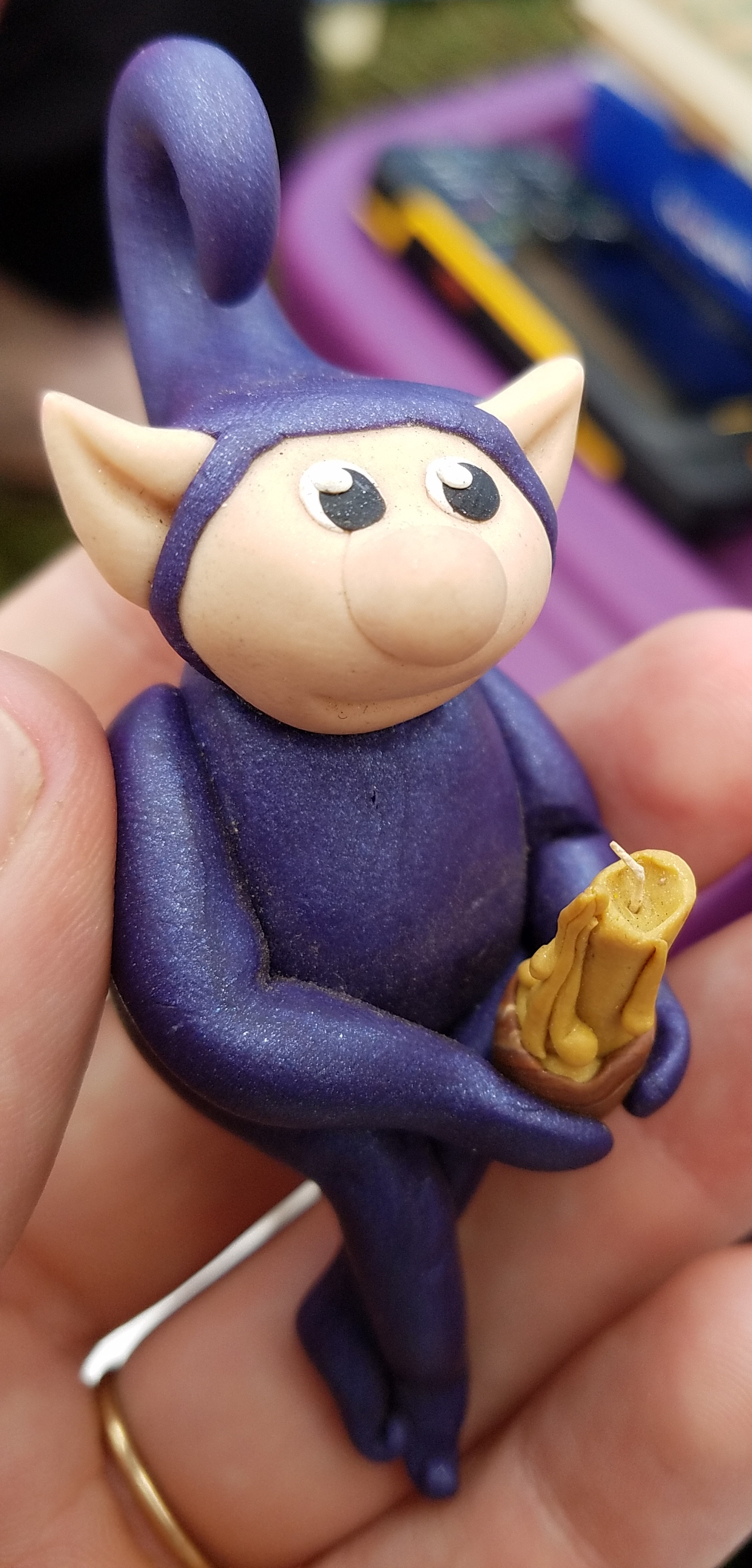 Purple Candle Widget
