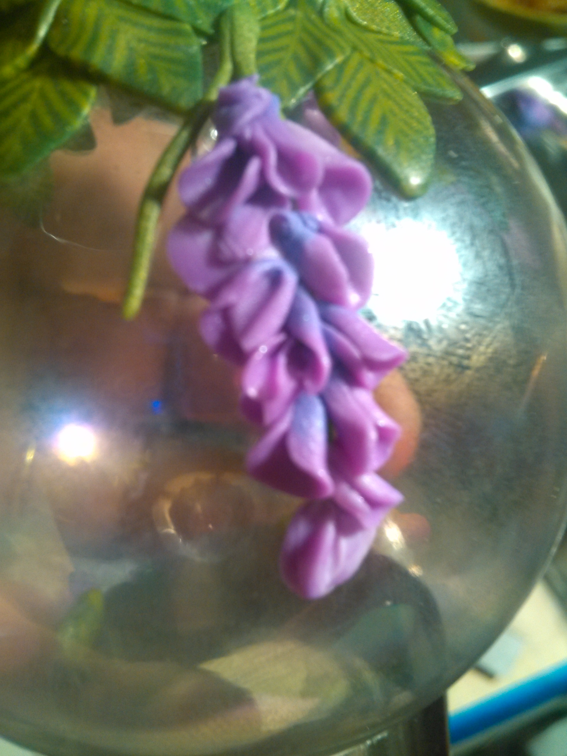 Wisteria Bauble - Closeup