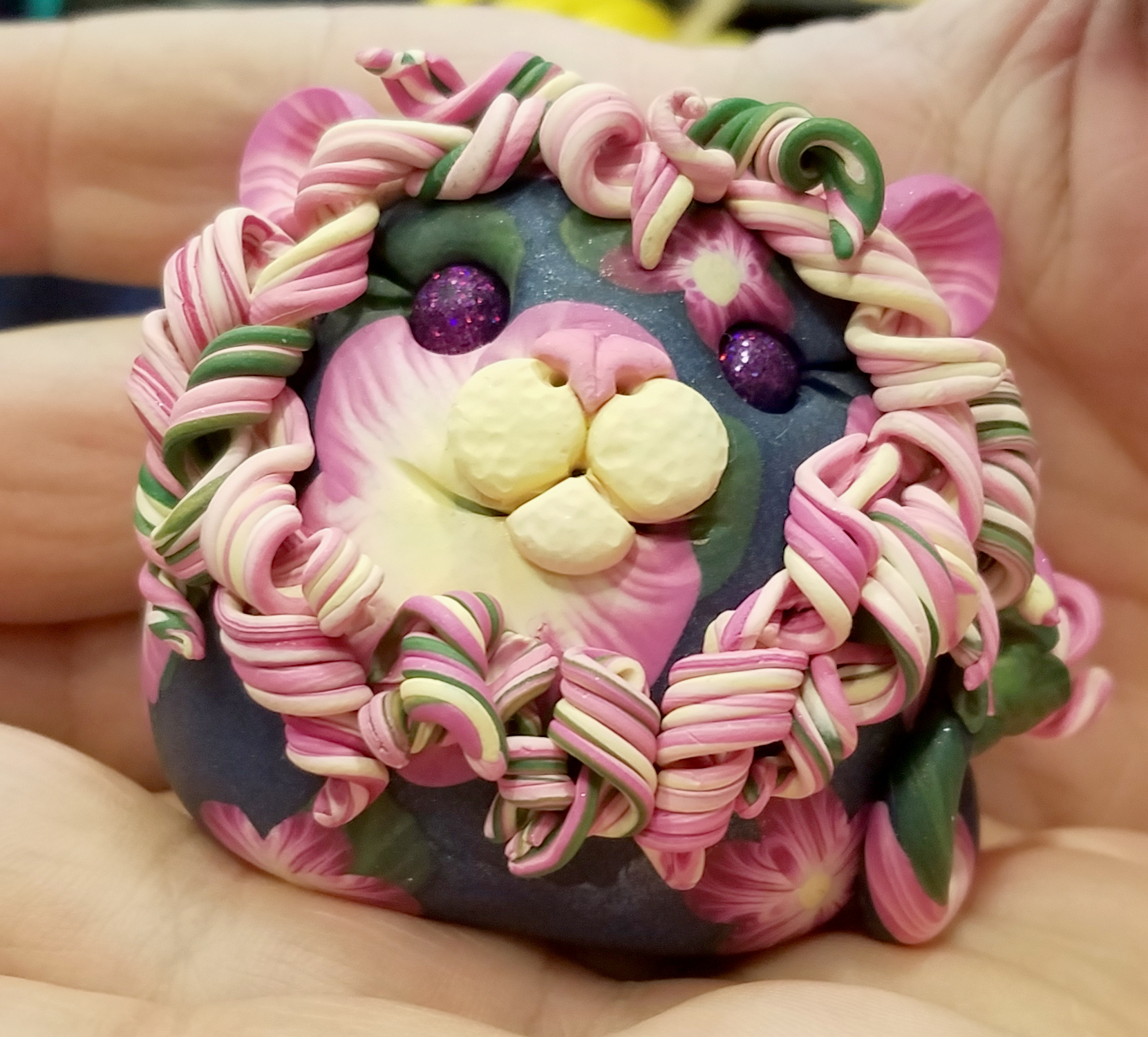 PinkFloral Lion