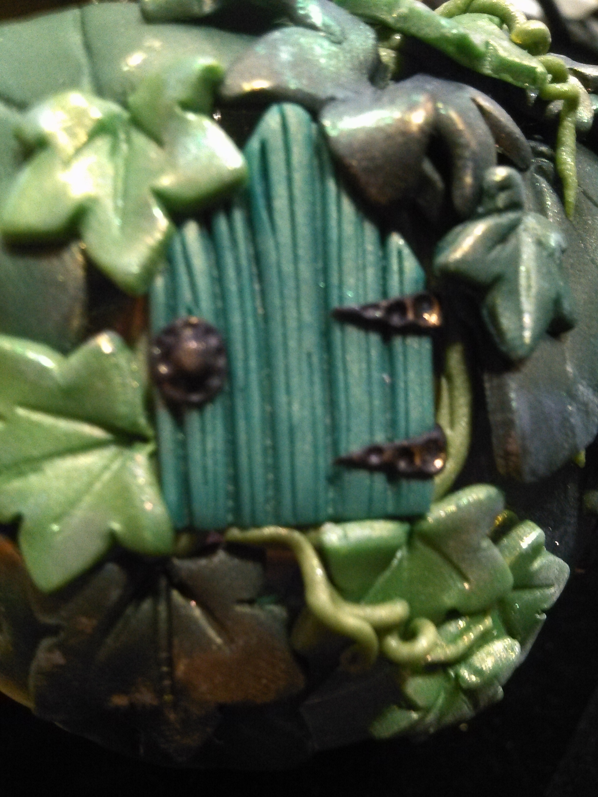 Ivy-Covered Fairy House Bauble