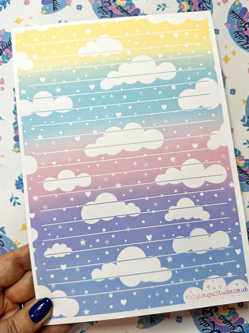 Pastel Dreams A5 Notepad