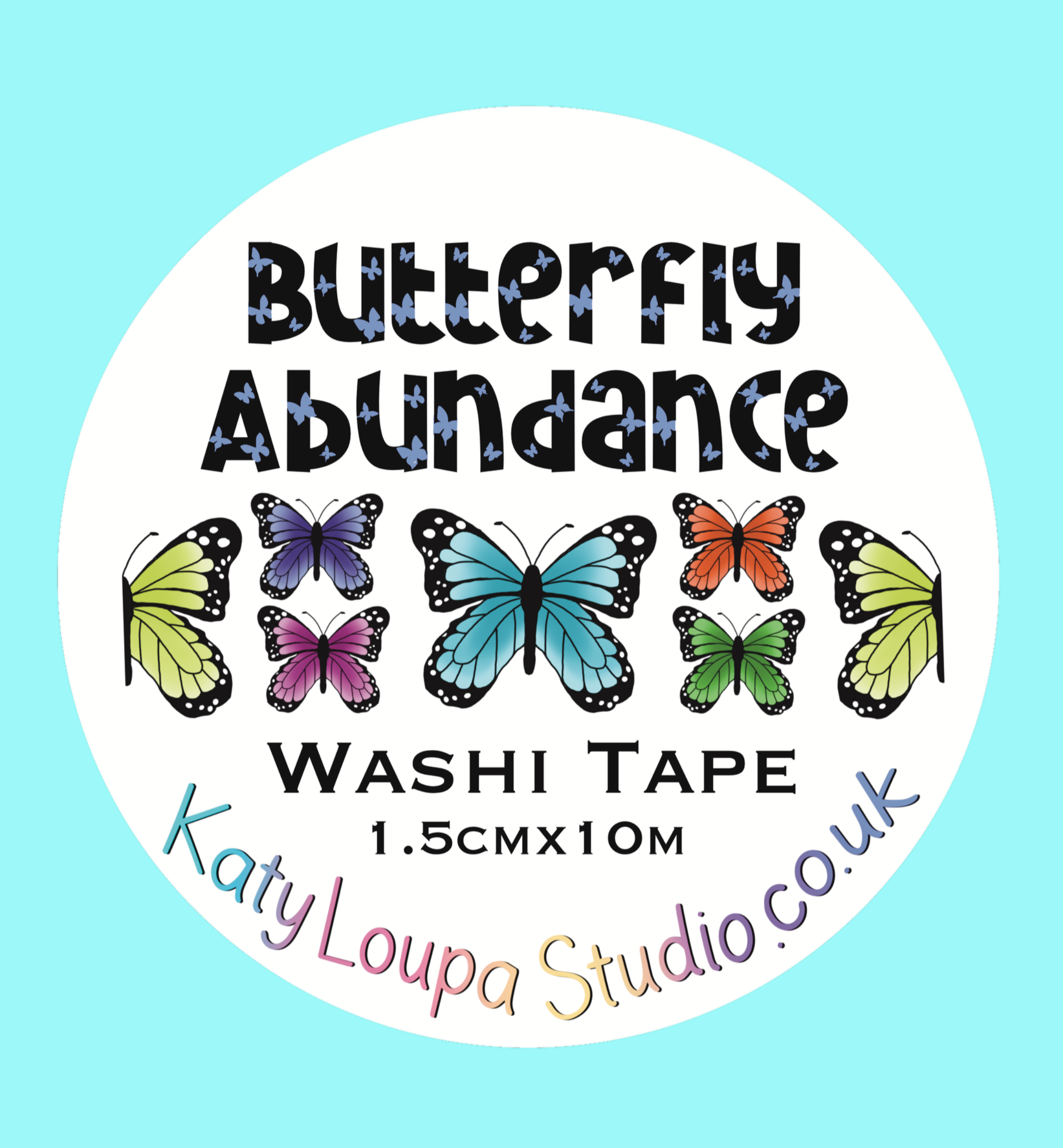 Butterfly Abundance Washi Tape