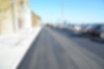Completed road resurfacing at coastal harbour area by Formac Construction, Leinster paving contractors