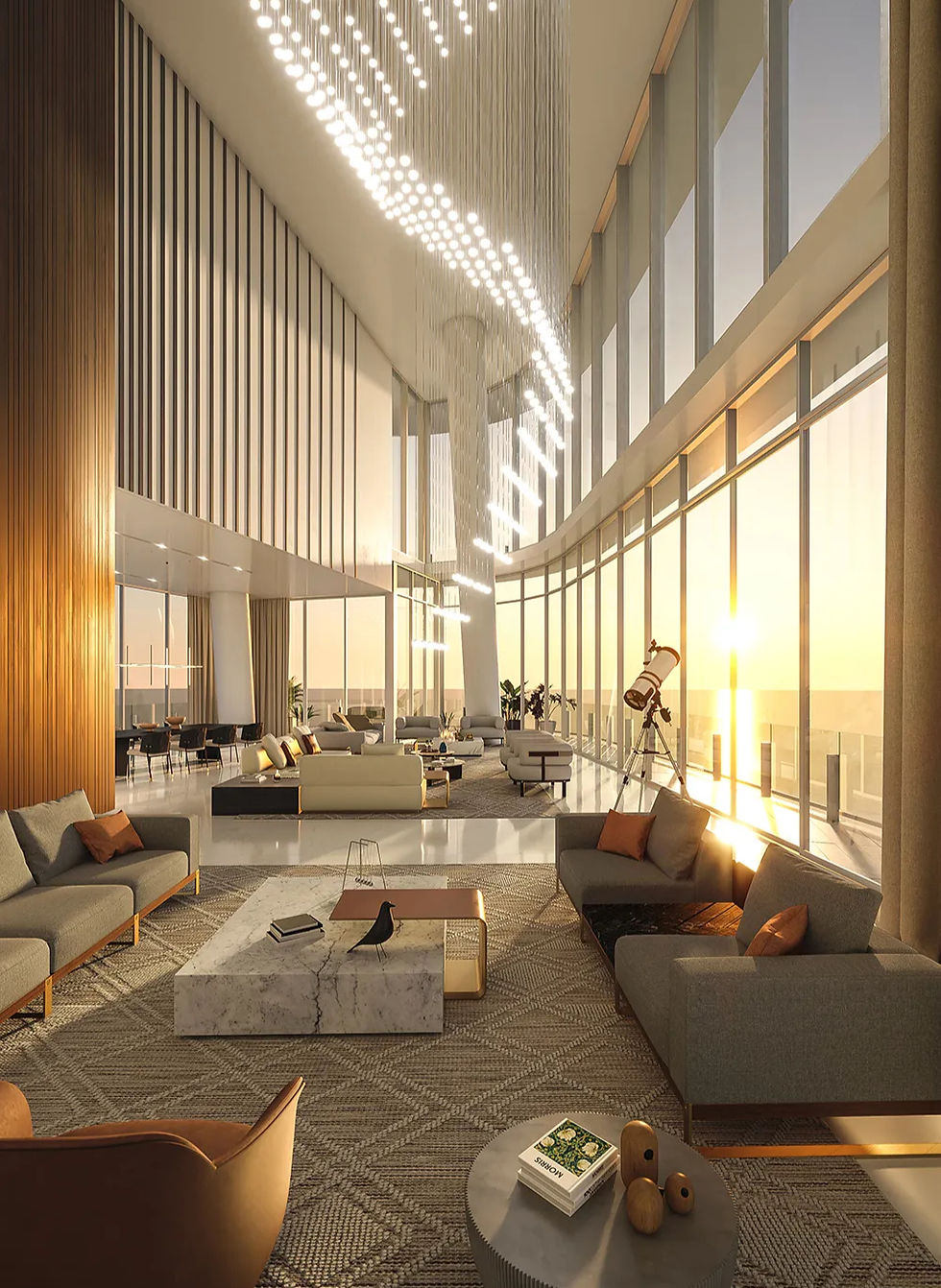 An Aston Martin Residences triplex penthouse in Miami.