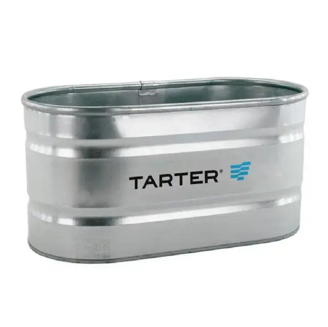 2x2x4 Oval Galvanized Beverage Tank
