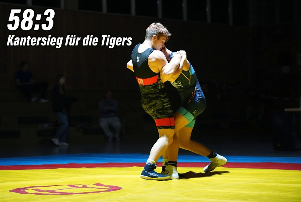 Wrestling Tigers feiern klaren 58:3-Heimsieg gegen Haßloch