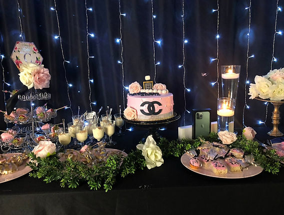 cake stand dessert table