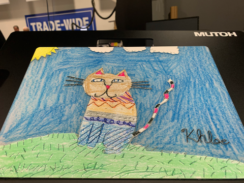 Raised UV Kids Artwork