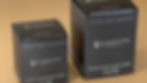 white ink on black pearl boxes