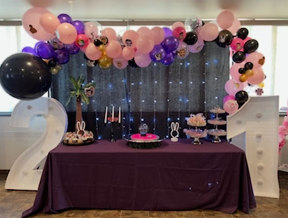 LED numbers - letters