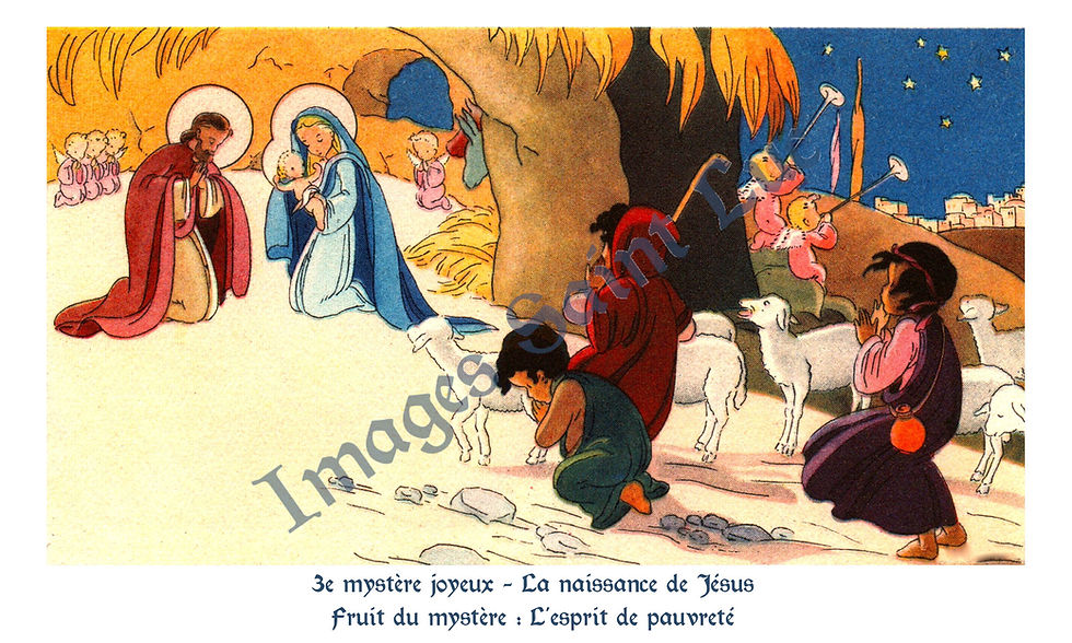 Miniature : Rosaire illustré (15 mystères)