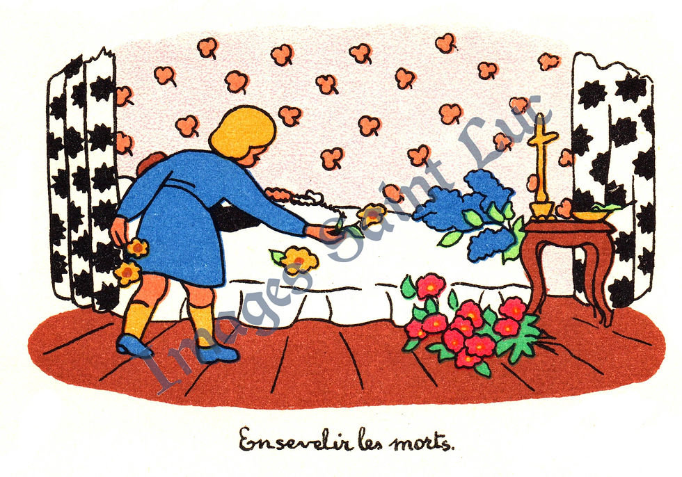 Miniature : Œuvres de miséricorde