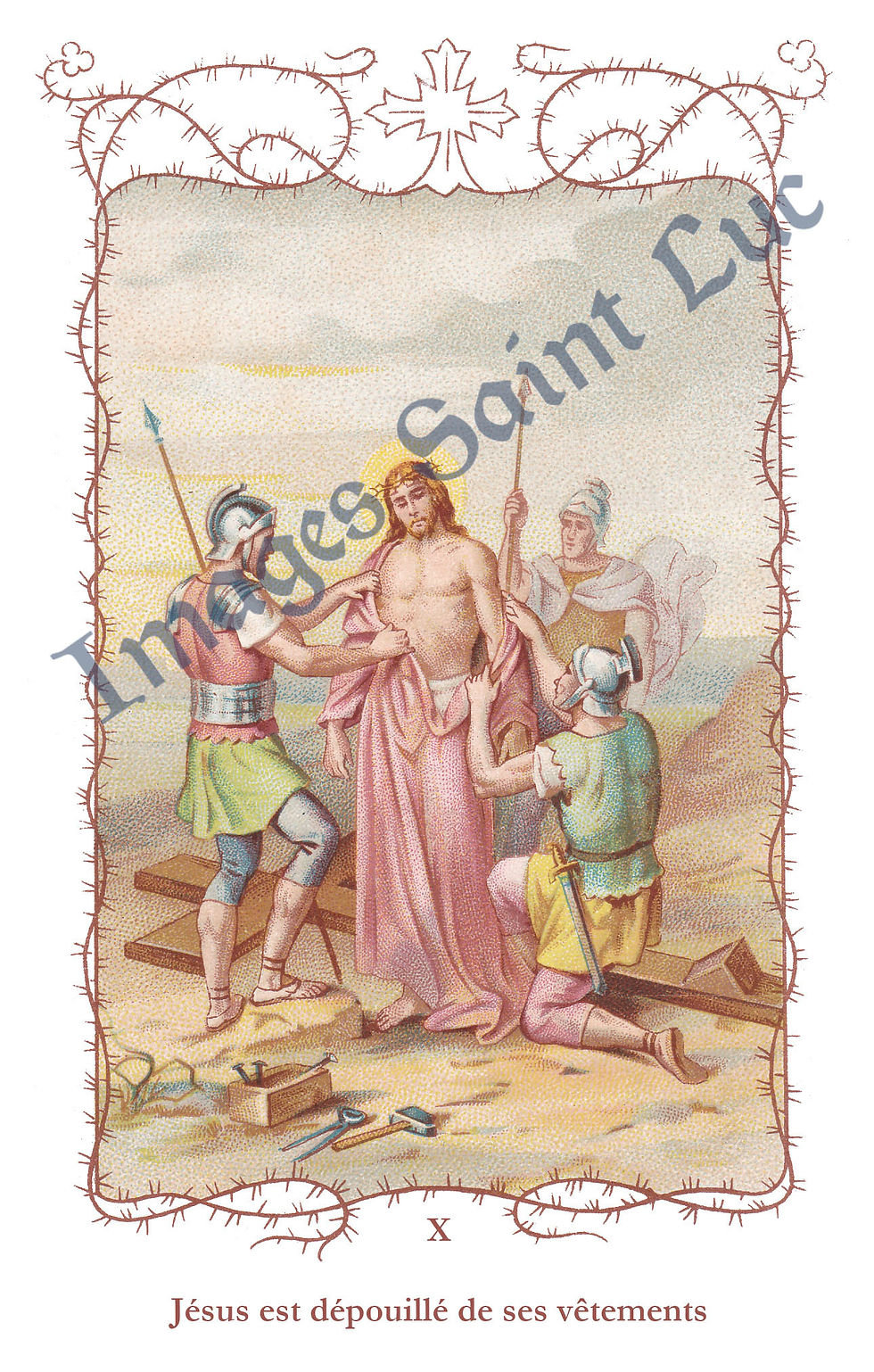 Miniature : Chemin de Croix - Stations 1 à 14 (lot de 14 images) série 52.