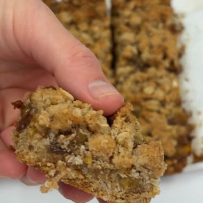 Plum Crumble Bars | gf, df, vegan