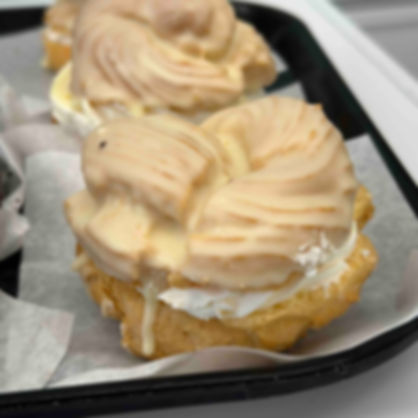 Keto Caramel Cream Puffs