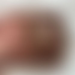 hand holding a square piece of chocolate cake, above a square tray of gluten free chocolate snack cake