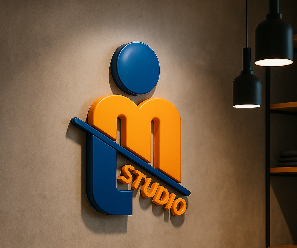 Modernes Logo und warme Architektur